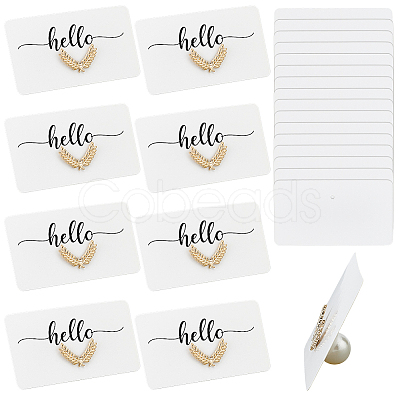15Pcs ABS Imitation Pearl Ear Nuts FIND-PH0028-55-1