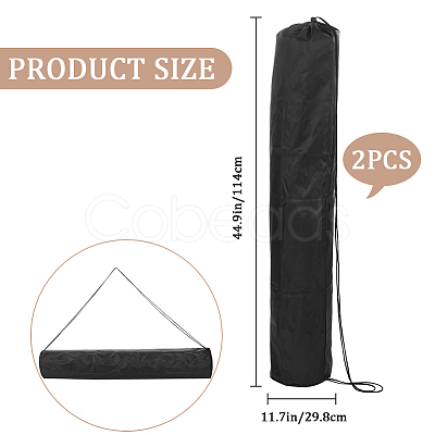 Polyester Bracket Storage Drawstring Bags ABAG-WH0038-37C-1