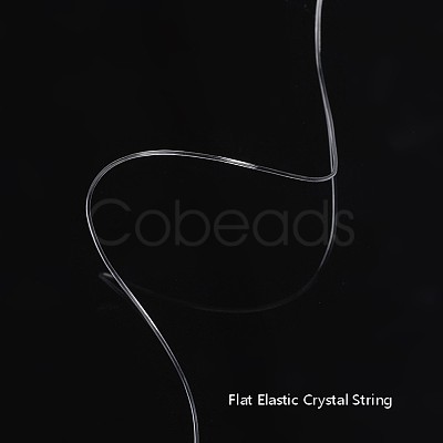 Round Japanese Elastic Crystal String X-EW-G008-01-0.8mm-1