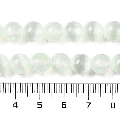 Natural Selenite Beads Strands G-C142-01A-06-1