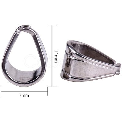 304 Stainless Steel Pinch Bails STAS-PH0002B-07P-1