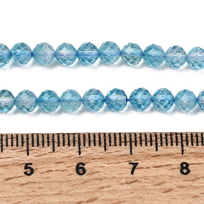 Natural & Dyed Blue Topaz Beads Strands G-B088-C05-04-1