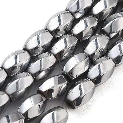 Electroplated Synthetic Non-magnetic Hematite Beads Strands G-P545-G02-02G-1