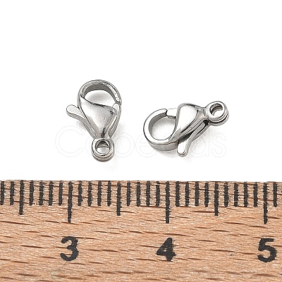 304 Stainless Steel Lobster Claw Clasps STAS-H352-01B-P-1