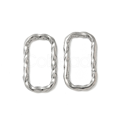304 Stainless Steel Twisted Linking Rings STAS-L300-006B-P-1