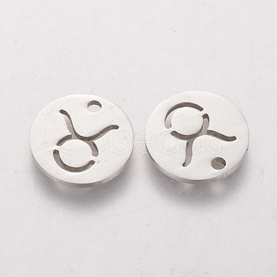 Non-Tarnish 304 Stainless Steel Charms STAS-Q201-T095-2-1
