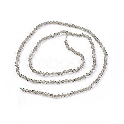 Transparent Glass Beads Strands GLAA-F094-A05-1
