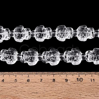 Transparent Glass Beads Strands DGLA-N021-02A-11-1