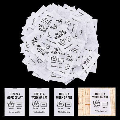 Woven Crafting Craft Labels SENE-WH0007-09-1
