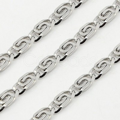 304 Stainless Steel Lumachina Chains CHS-K002-22-3mm-1