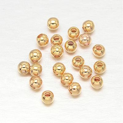 Brass Round Spacer Beads KK-L147-197-3mm-NR-1