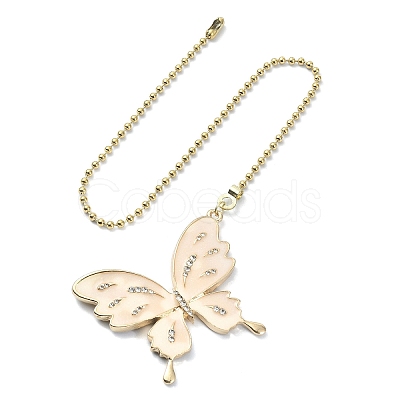 Butterfly Alloy Rhinestone Ceiling Fan Pull Chain Extenders FIND-JF00115-04-1