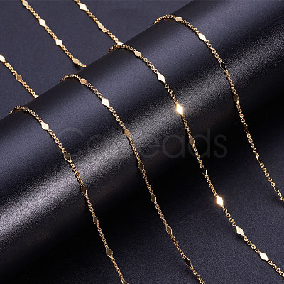 3.28 Feet Brass Link Chains X-CHC-T007-01G-1