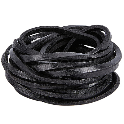 Flat Cowhide Leather Cord WL-GF0001-10A-02-1