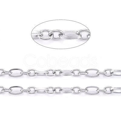 Tarnish Resistant 304 Stainless Steel Mother-Son Chains CHS-F011-07A-P-1