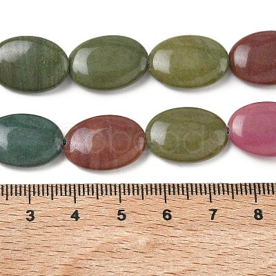 Natural Malaysia Jade Beads Strands G-K292-C16-13X18MM-1