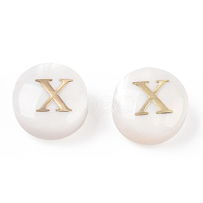 Natural Freshwater Shell Beads SHEL-N036-01X-1