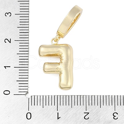 Brass Micro Pave Clear Cubic Zirconia Pendants KK-M289-01F-G-1