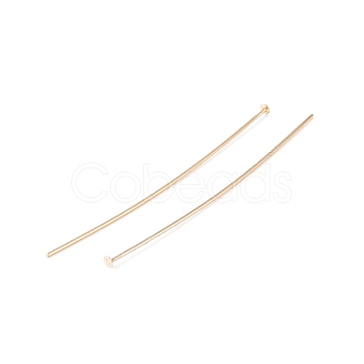 Brass Flat Head Pins KK-WH0058-03D-G02-1