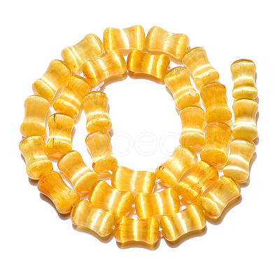 Dyed Natural Selenite Beads Strands G-T138-234C-1