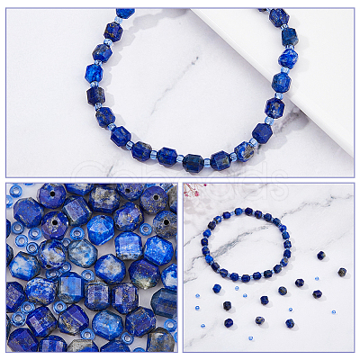 1 Strand Natural Lapis Lazuli Beads Strands G-FH0002-23-1