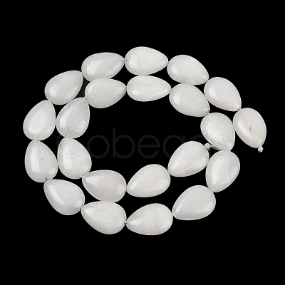 Natural White Jade Beads Strands G-Z105-B01-01A-1