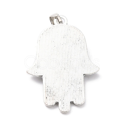 Tibetan Style Alloy Pendants PALLOY-M191-02AS-RS-1