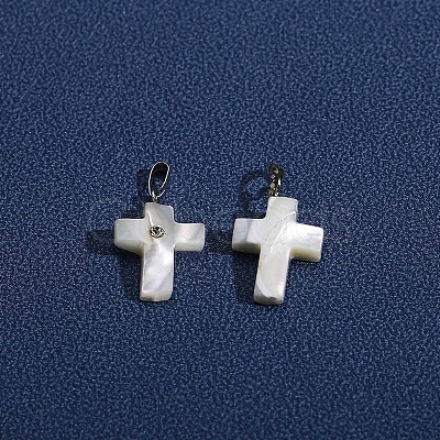 Natural White Shell Pendants LS-PW-WG99836-01-1