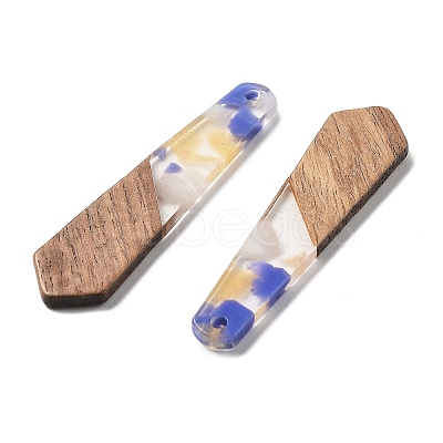 Resin and Walnut Pendants FIND-R051-06F-1