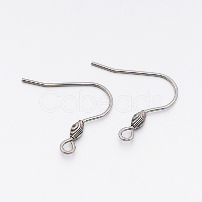 Tarnish Resistant 304 Stainless Steel Earring Hooks X-STAS-E074-42-1