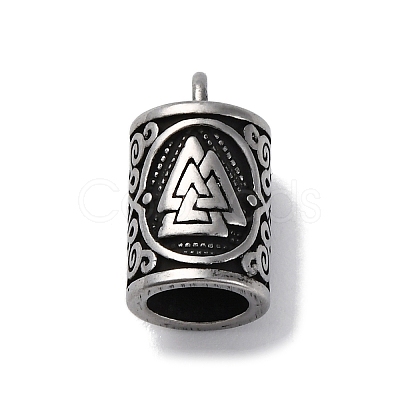 304 Stainless Steel Pendants STAS-D301-08AS-03-1