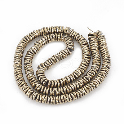 Electroplate Non-magnetic Synthetic Hematite Beads Strands G-N0321-07L-1