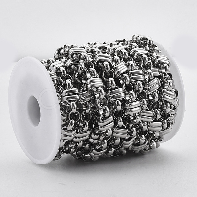 Tarnish Resistant 304 Stainless Steel Link Chains STAS-R100-37-1