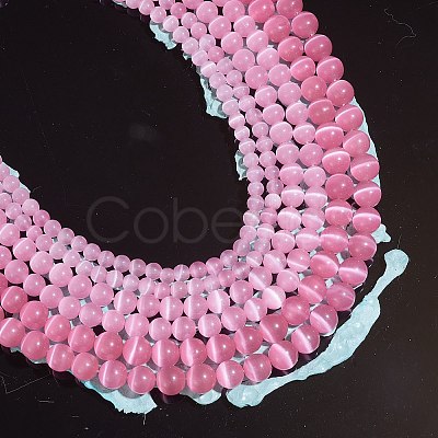 Round Cat Eye Beads G-SZ0001-80E-1