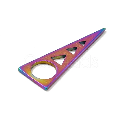 Ion Plating(IP) 201 Stainless Steel Pendants STAS-A066-19M-1