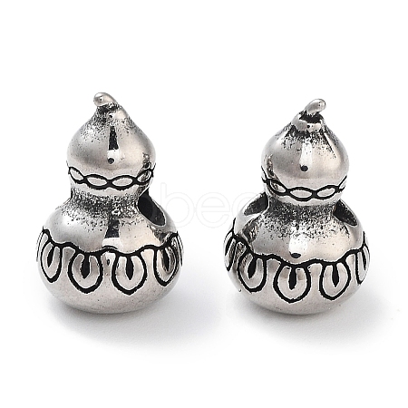 304 Stainless Steel Beads Hand Polished STAS-M057-21AS-1