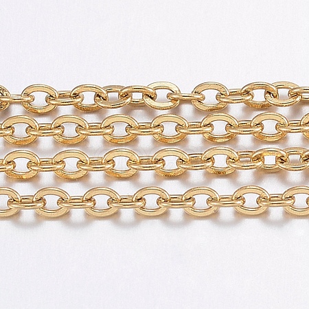 Ion Plating(IP) 304 Stainless Steel Cable Chains CHS-H017-02G-20M-1