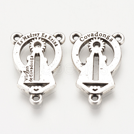 Tibetan Style Alloy Chandelier Component Links TIBEP-S315-39AS-RS-1