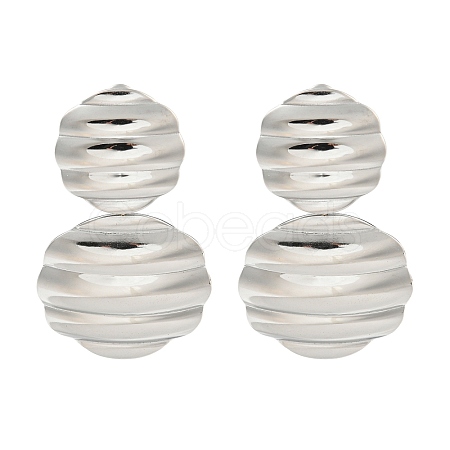 Tarnish Resistant 304 Stainless Steel Stud Earrings for Women EJEW-A108-12P-1