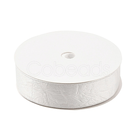 Imitation Leather Polyester Ribbon DIY-R050-02E-1