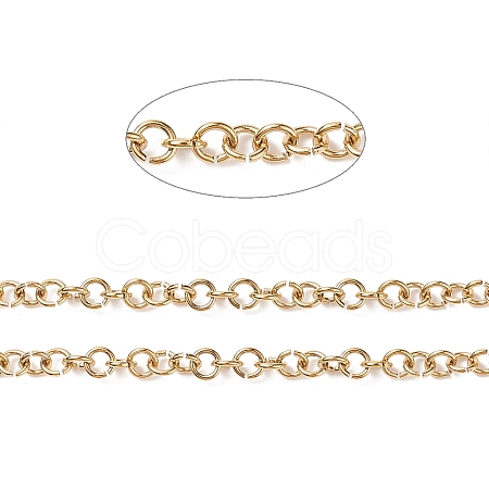 Ion Plating(IP) 304 Stainless Steel Rolo Chains CHS-H013-07G-C-1