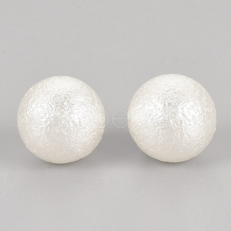 Imitation Pearl Acrylic Beads ACRP-R008-4mm-02-1