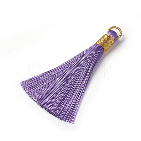Polyester Tassel Pendants FIND-I009-D18-1