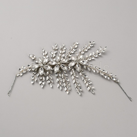 Alloy Rhinestone Hair Bobby Pins Sets OHAR-WH0014-25S-1