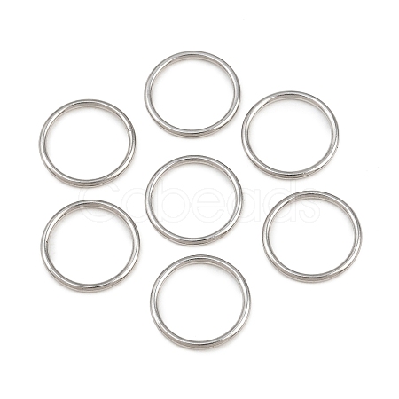 304 Stainless Steel Closed Jump Rings STAS-G393-06P-11-1