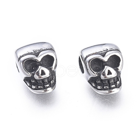 Halloween 304 Stainless Steel Beads STAS-M274-098AS-1