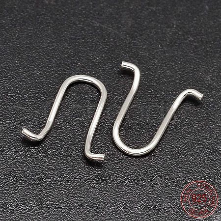 Letter U 925 Sterling Silver Findings STER-F016-03A-1