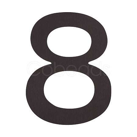 Stainless Steel Home Address Number DJEW-WH0010-06EB-1