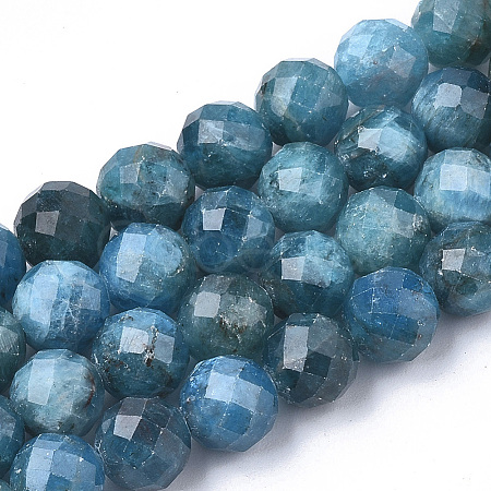 Natural Apatite Beads Strands X-G-S345-6mm-008-1