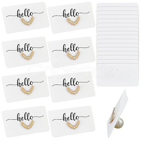 15Pcs ABS Imitation Pearl Ear Nuts FIND-PH0028-55-1